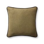Jeremiah Brent x Loloi Hudson Green / Black 20'' x 20'' Pillow Cover Only White Cliff Studio Throw Pillows