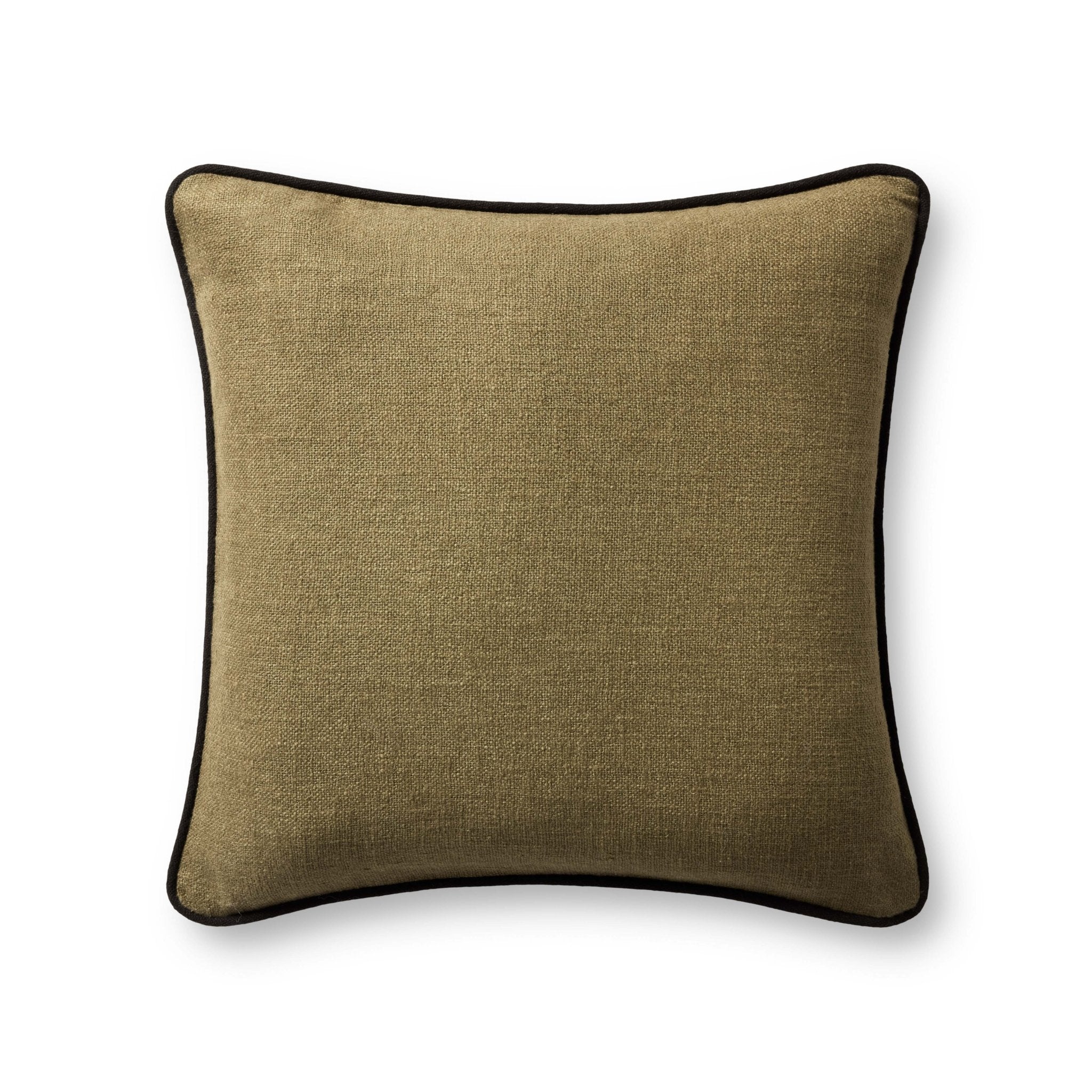 Jeremiah Brent x Loloi Hudson Green / Black 20'' x 20'' Pillow Cover Only White Cliff Studio Throw Pillows