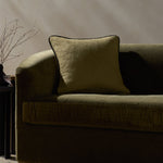 Jeremiah Brent x Loloi Hudson Green / Black 20'' x 20'' Pillow Cover Only White Cliff Studio Throw Pillows