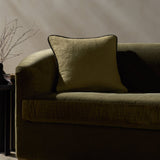 Jeremiah Brent x Loloi Hudson Green / Black 20'' x 20'' Pillow Cover Only White Cliff Studio Throw Pillows