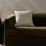 Jeremiah Brent x Loloi Hudson Natural / Black 20'' x 20'' Pillow Cover Only White Cliff Studio Throw Pillows