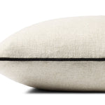 Jeremiah Brent x Loloi Hudson Natural / Black 20'' x 20'' Pillow Cover Only White Cliff Studio Throw Pillows