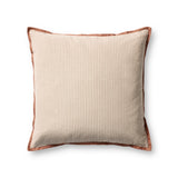 Jeremiah Brent x Loloi Leroy Brown 13'' x 21'' Pillow Cover Only White Cliff Studio Throw Pillows