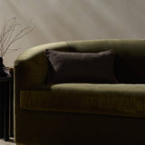 Jeremiah Brent x Loloi Leroy Brown 13'' x 21'' Pillow Cover Only White Cliff Studio Throw Pillows