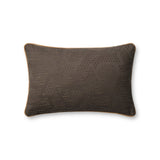 Jeremiah Brent x Loloi Leroy Brown 13'' x 21'' Pillow Cover Only White Cliff Studio Throw Pillows