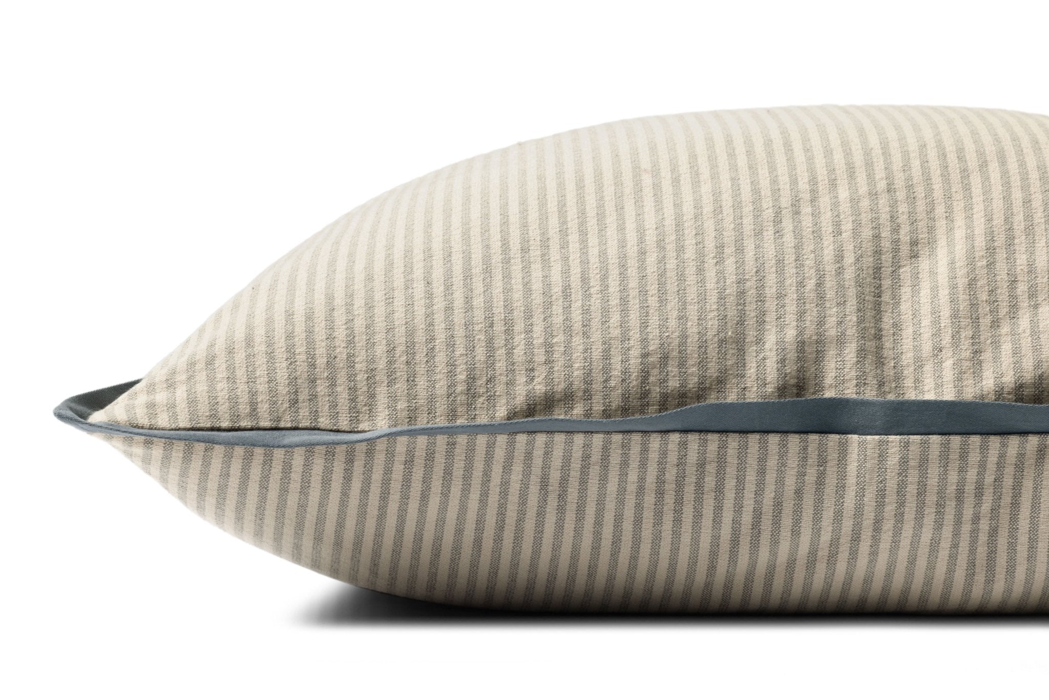 Jeremiah Brent x Loloi Sullivan Natural / Blue 22'' x 22'' Pillow Cover Only White Cliff Studio Pillow