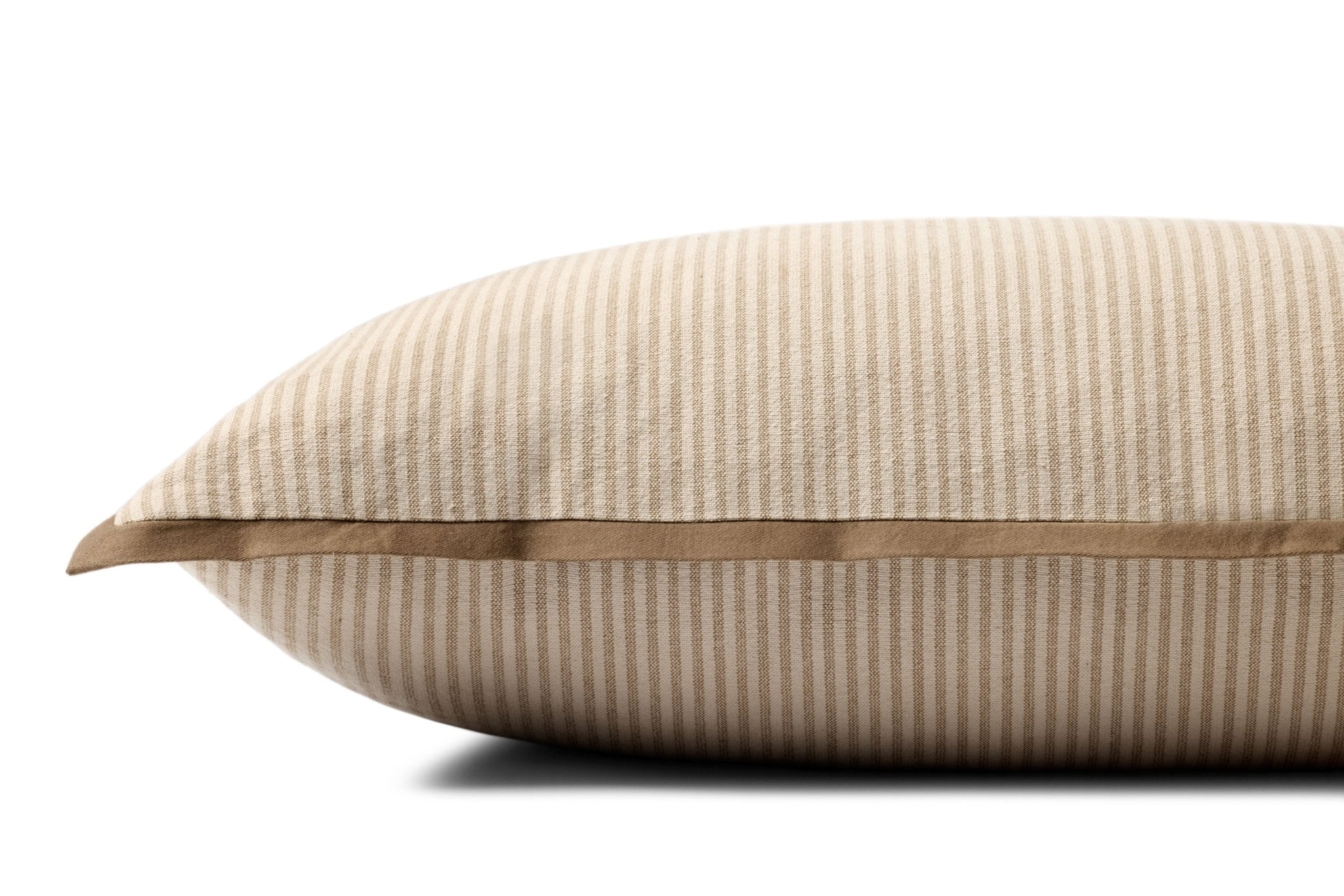 Jeremiah Brent x Loloi Sullivan Natural / Brown 12'' x 27'' Pillow Cover Only White Cliff Studio Pillow