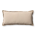 Jeremiah Brent x Loloi Sullivan Natural / Brown 12'' x 27'' Pillow Cover Only White Cliff Studio Pillow