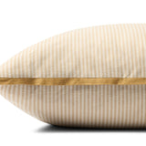 Jeremiah Brent x Loloi Sullivan Natural / Gold 22'' x 22'' Pillow Cover Only White Cliff Studio Pillow