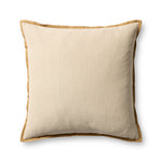 Jeremiah Brent x Loloi Sullivan Natural / Gold 22'' x 22'' Pillow Cover Only White Cliff Studio Pillow