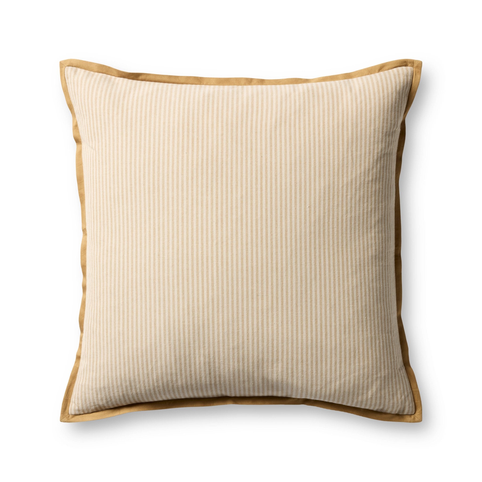 Jeremiah Brent x Loloi Sullivan Natural / Gold 22'' x 22'' Pillow Cover Only White Cliff Studio Pillow
