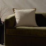 Jeremiah Brent x Loloi Sullivan Natural / Gold 22'' x 22'' Pillow Cover Only White Cliff Studio Pillow