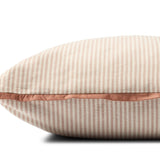 Jeremiah Brent x Loloi Sullivan Natural / Terracotta 20'' x 20'' Pillow Cover Only White Cliff Studio Pillow