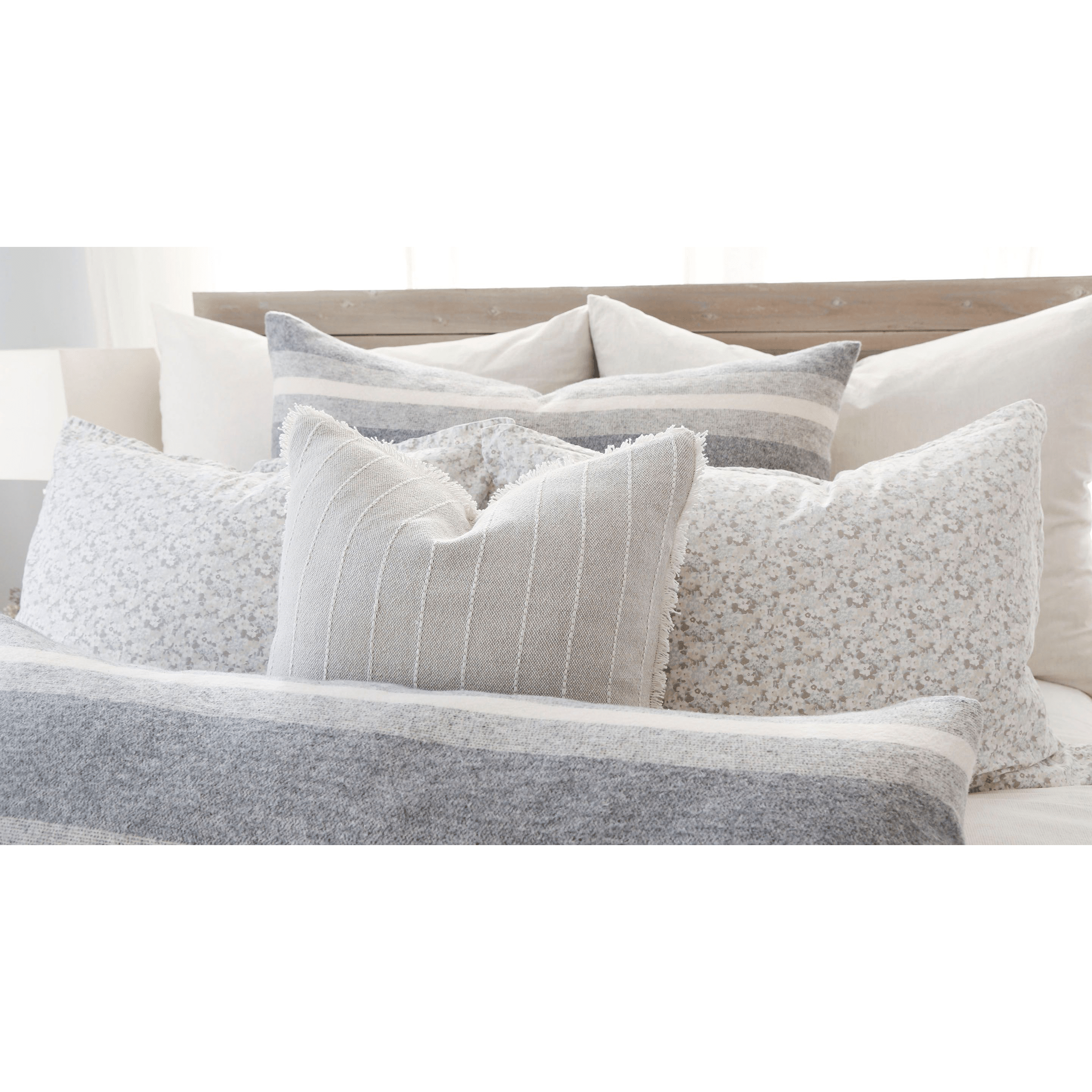 June Big Pillow White Cliff Studio Pillow Covers