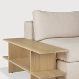 Kabuki side table - oak - rectangular White Cliff Studio Side Table
