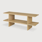 Kabuki side table - oak - rectangular White Cliff Studio Side Table