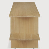 Kabuki side table - oak - rectangular White Cliff Studio Side Table