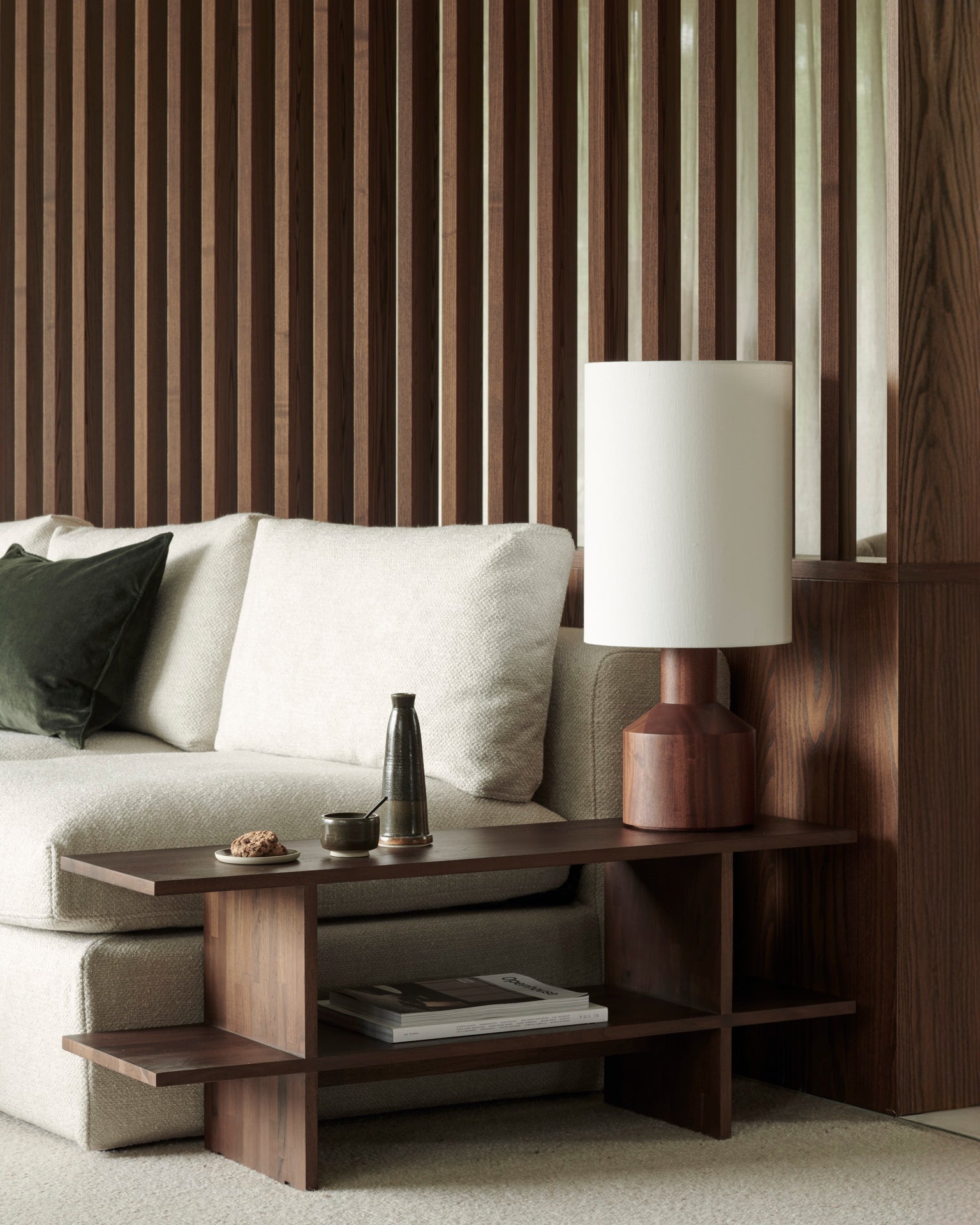 Kabuki Side Table White Cliff Studio Side Tables