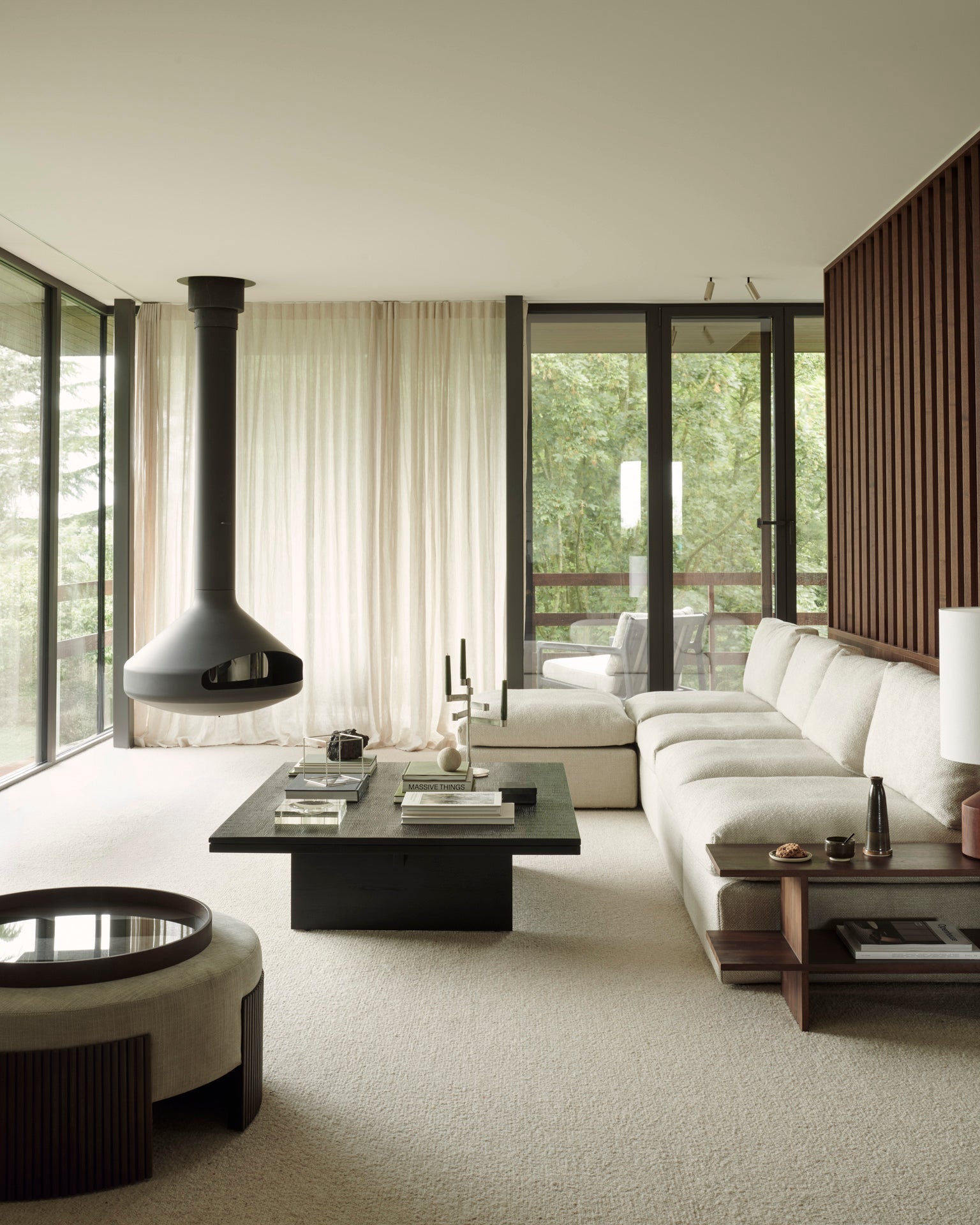 Kabuki Side Table White Cliff Studio Side Tables