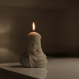 Lady in Veil White Cliff Studio Candles