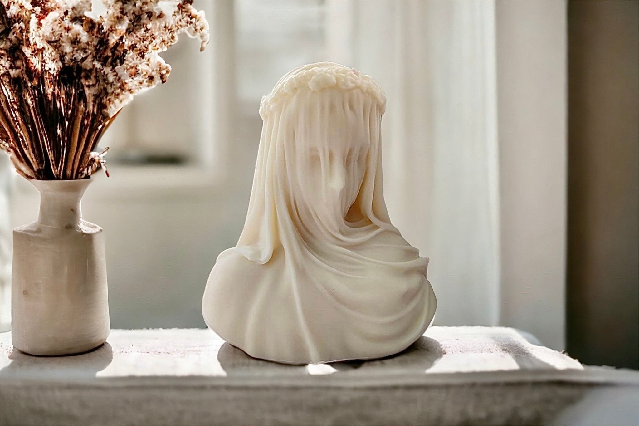 Lady in Veil White Cliff Studio Candles