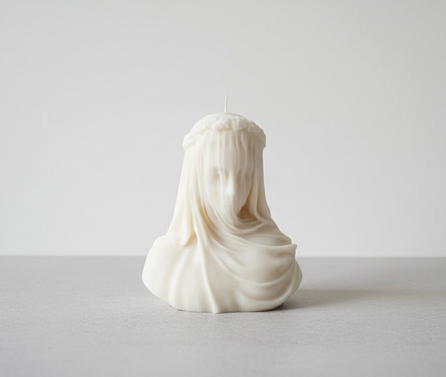 Lady in Veil White Cliff Studio Candles