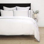 Langston Bamboo Sateen Duvet Cover Set White Cliff Studio Duvet Sets