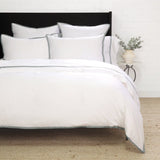 Langston Bamboo Sateen Duvet Cover Set White Cliff Studio Duvet Sets