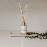 Lavender and Sage Clear Reed Diffuser White Cliff Studio Reed Diffusers