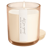 Lavender and Sage Soy Candle - Tinted Glass Jar - 12 oz White Cliff Studio Candles and Candle Accessories