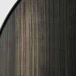 Layered Clay wall art - black metal frame - round - L White Cliff Studio Wall Decor & Art