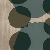 Layered Dots tray - glass - Slate - round - L White Cliff Studio Trays