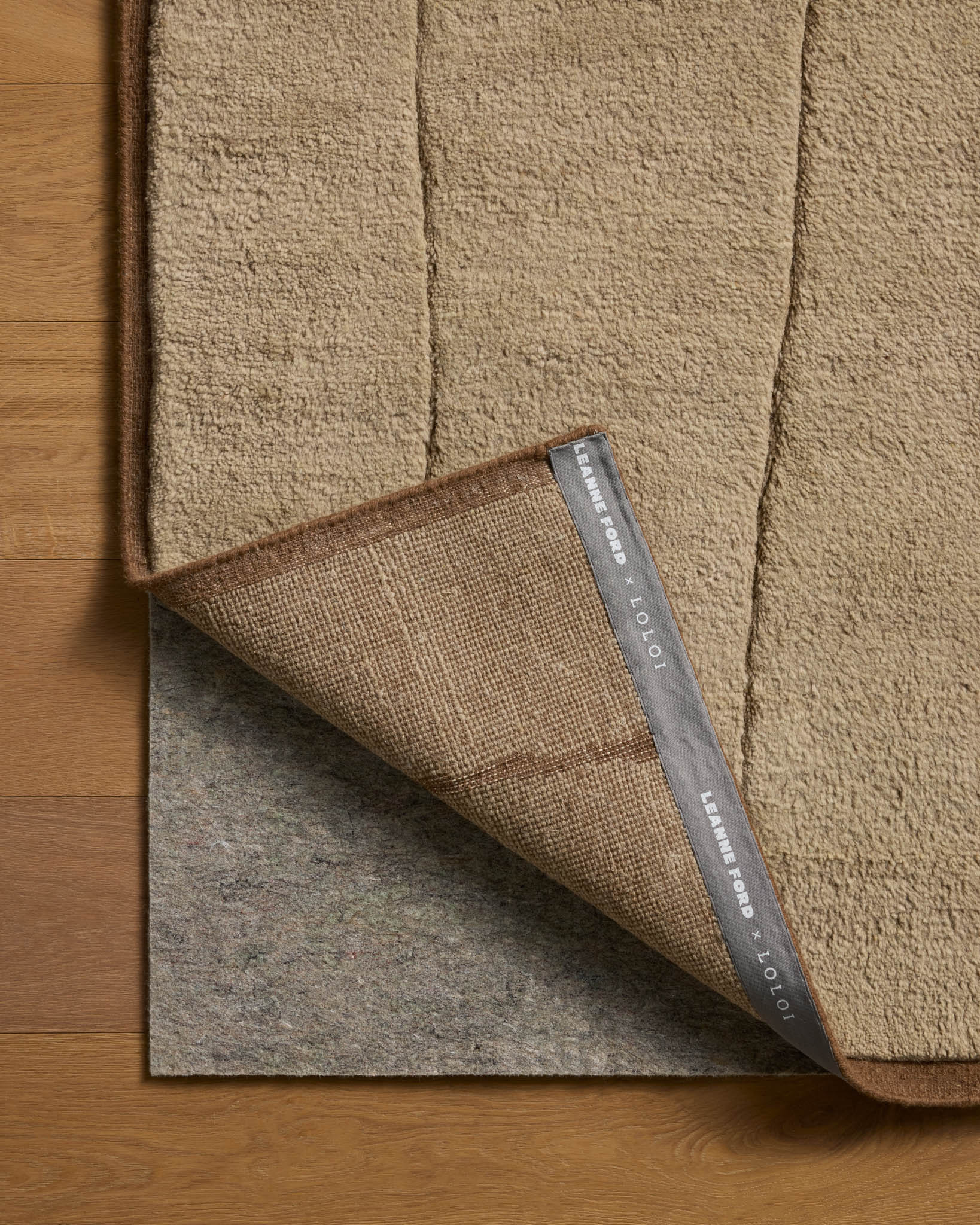 Leanne Ford x Loloi Bracken Bark / Taupe Rug White Cliff Studio Rugs