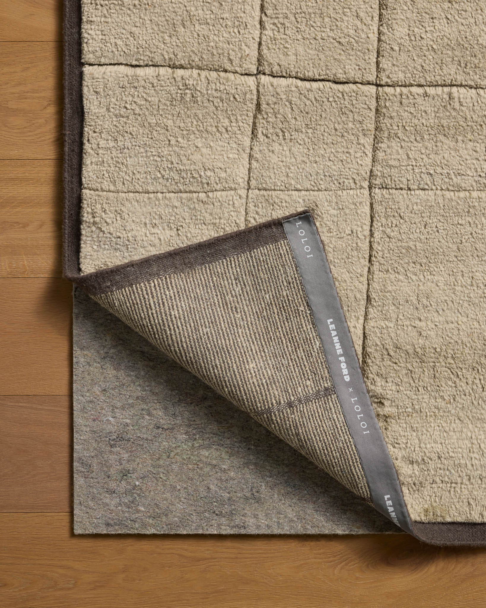 Leanne Ford x Loloi Bracken Espresso / Pebble Rug White Cliff Studio Rugs