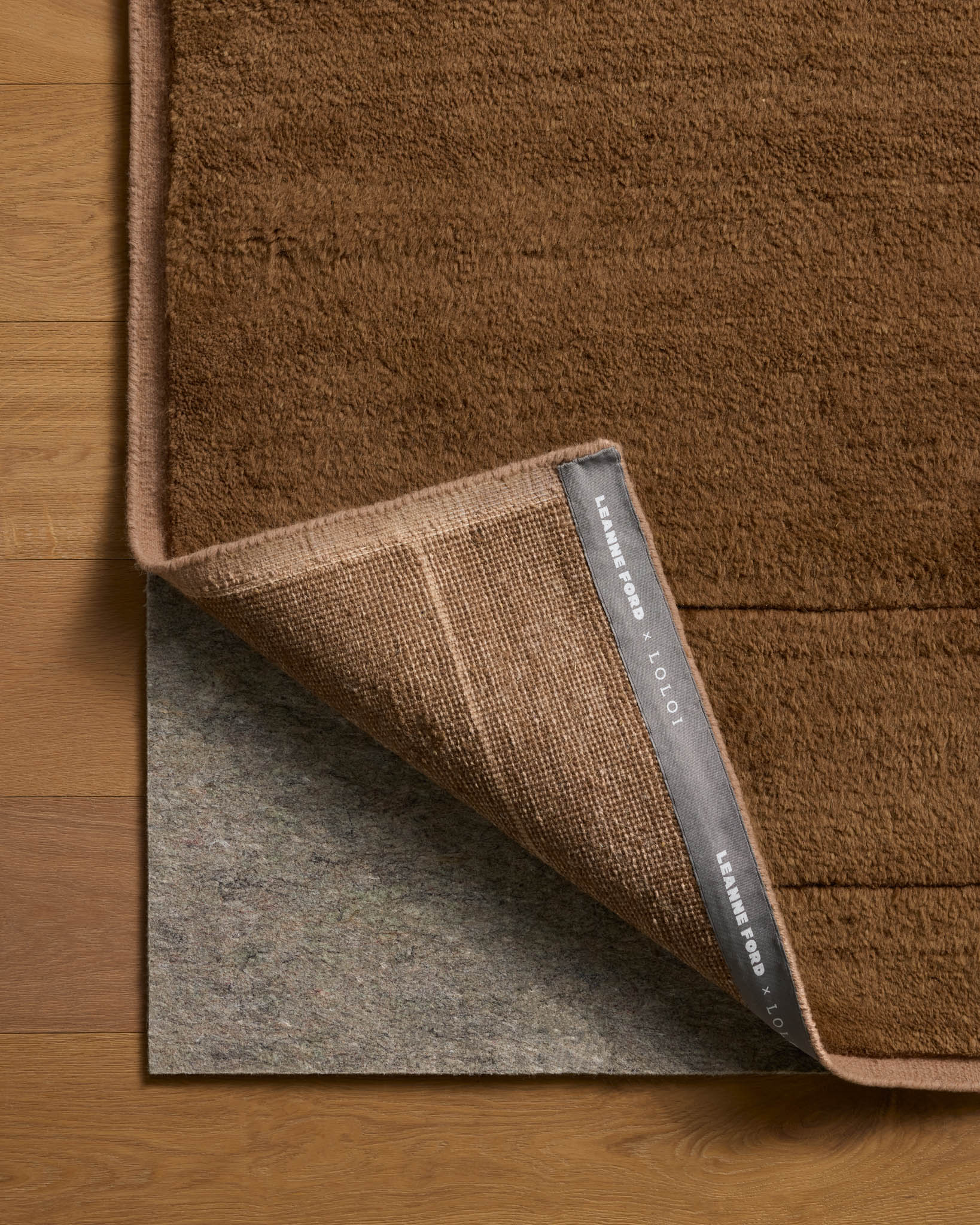 Leanne Ford x Loloi Bracken Rose / Mocha Rug White Cliff Studio Rugs