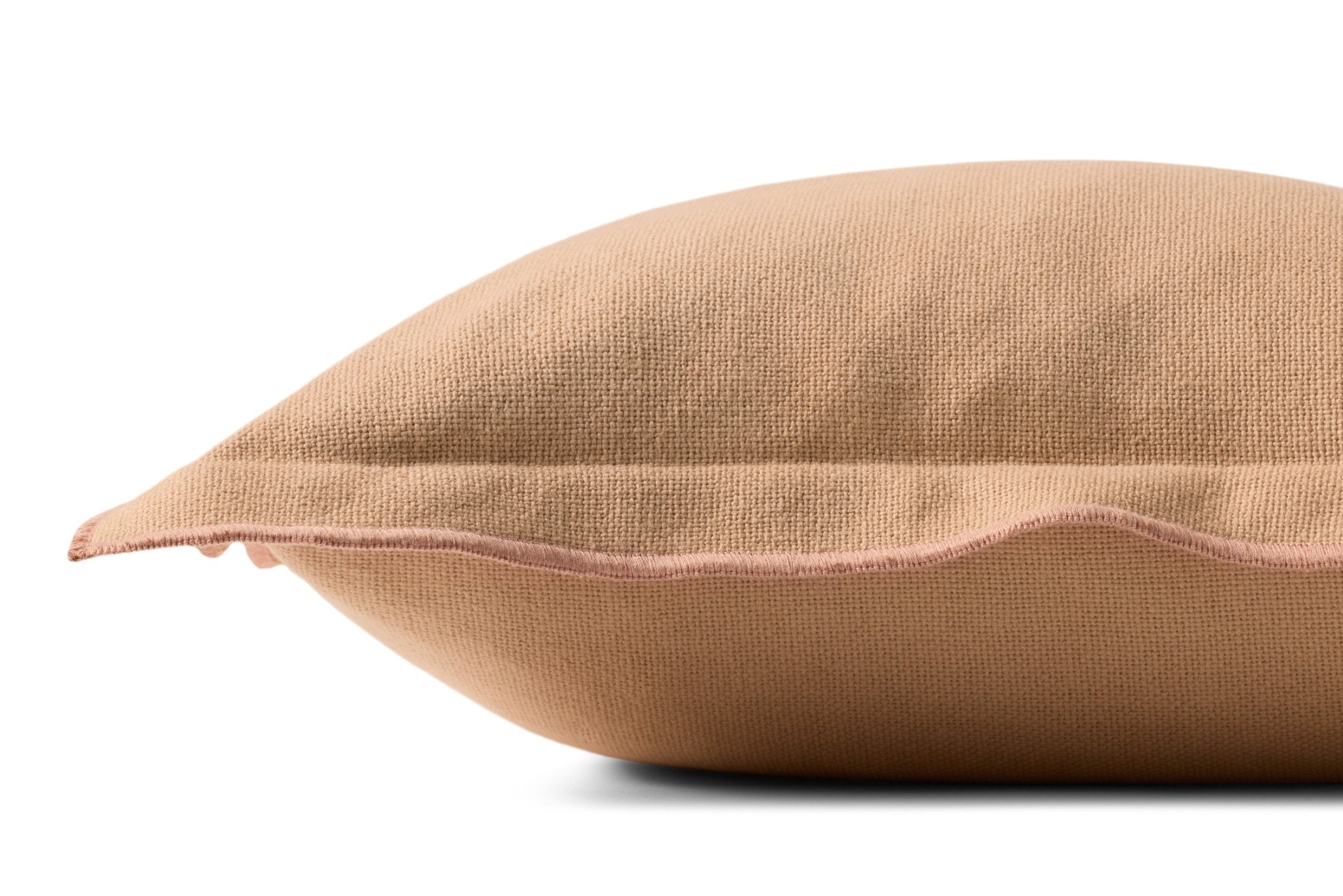 Leanne Ford x Loloi Captain Blush 18'' x 18'' Pillow Cover Only White Cliff Studio Throw Pillows