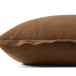 Leanne Ford x Loloi Captain Brown 18'' x 18'' Pillow Cover Only White Cliff Studio Throw Pillows