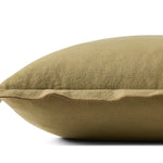 Leanne Ford x Loloi Captain Olive 18'' x 18'' Pillow Cover Only White Cliff Studio Throw Pillows