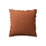 Leanne Ford x Loloi Captain Rust 18'' x 18'' Pillow Cover Only White Cliff Studio Throw Pillows