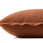 Leanne Ford x Loloi Captain Rust 18'' x 18'' Pillow Cover Only White Cliff Studio Throw Pillows