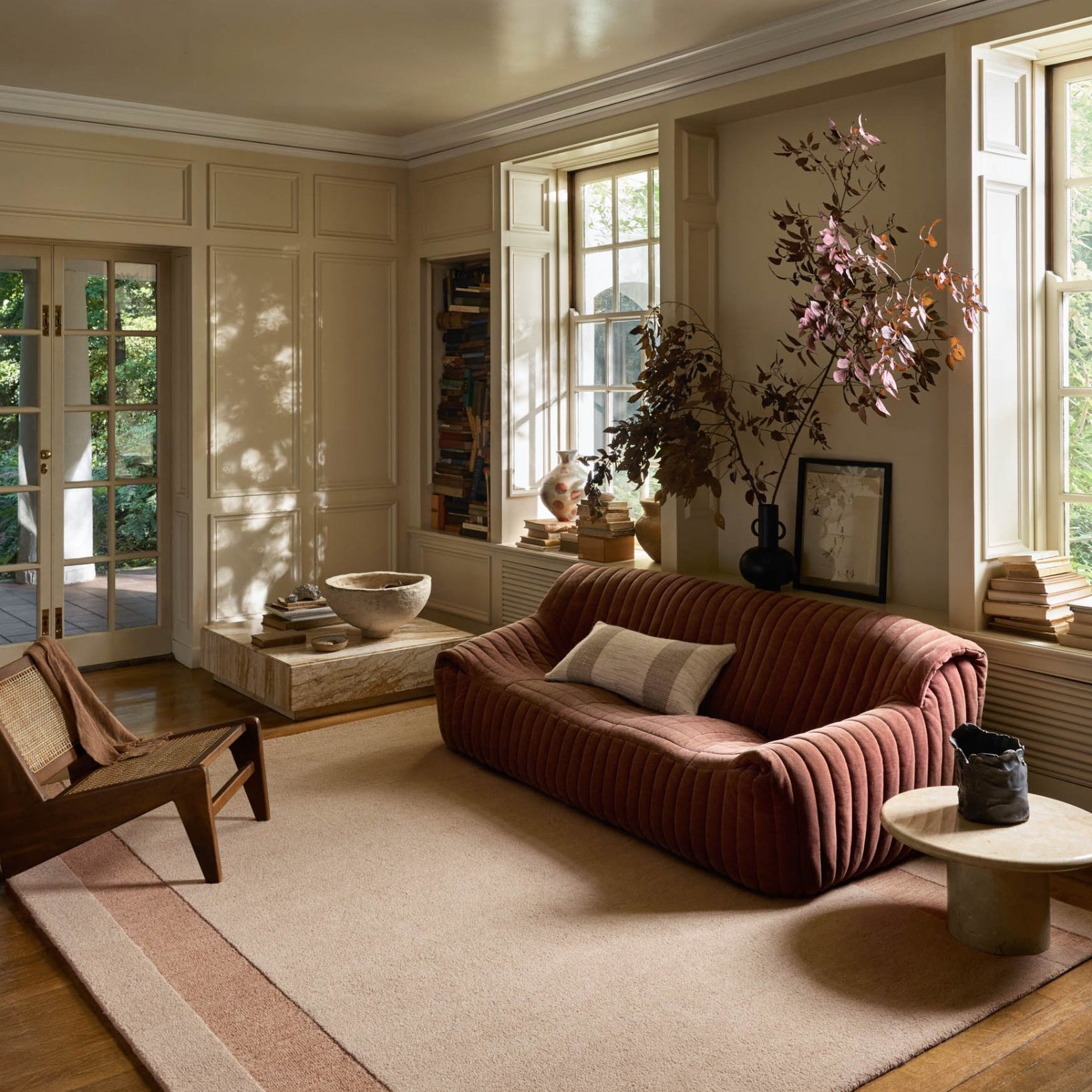 Leanne Ford x Loloi Craven Blush / Rose Rug White Cliff Studio Rugs