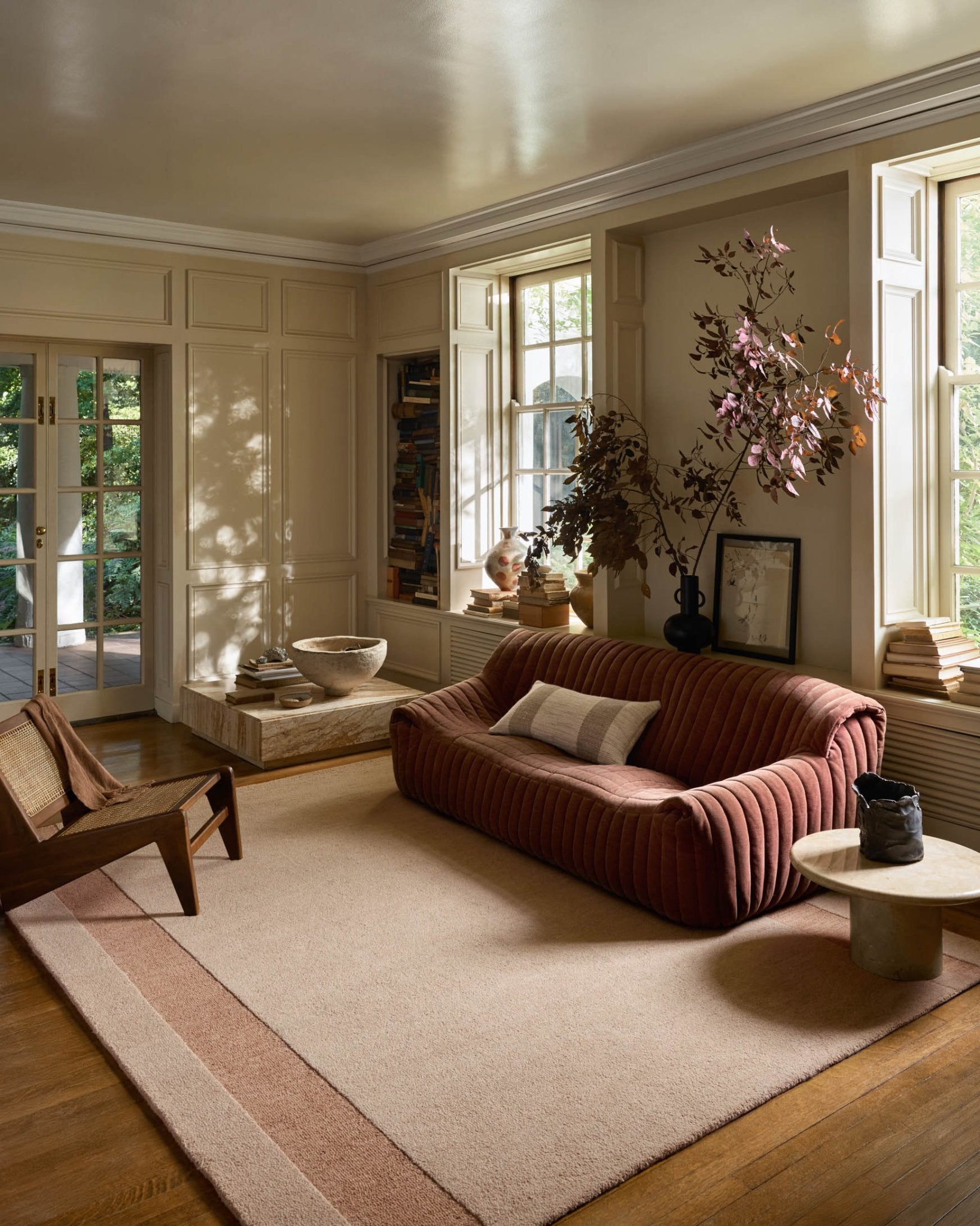 Leanne Ford x Loloi Craven Blush / Rose Rug White Cliff Studio Rugs