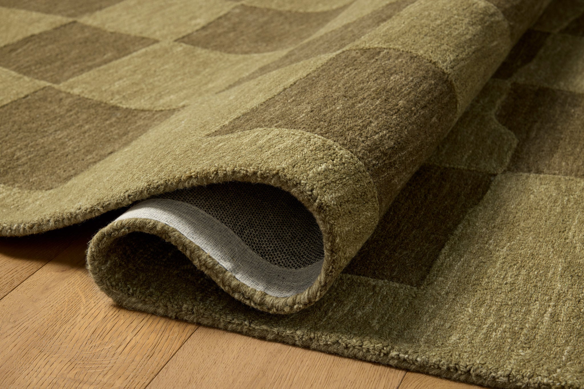 Leanne Ford x Loloi Craven Green / Olive Rug White Cliff Studio Rugs