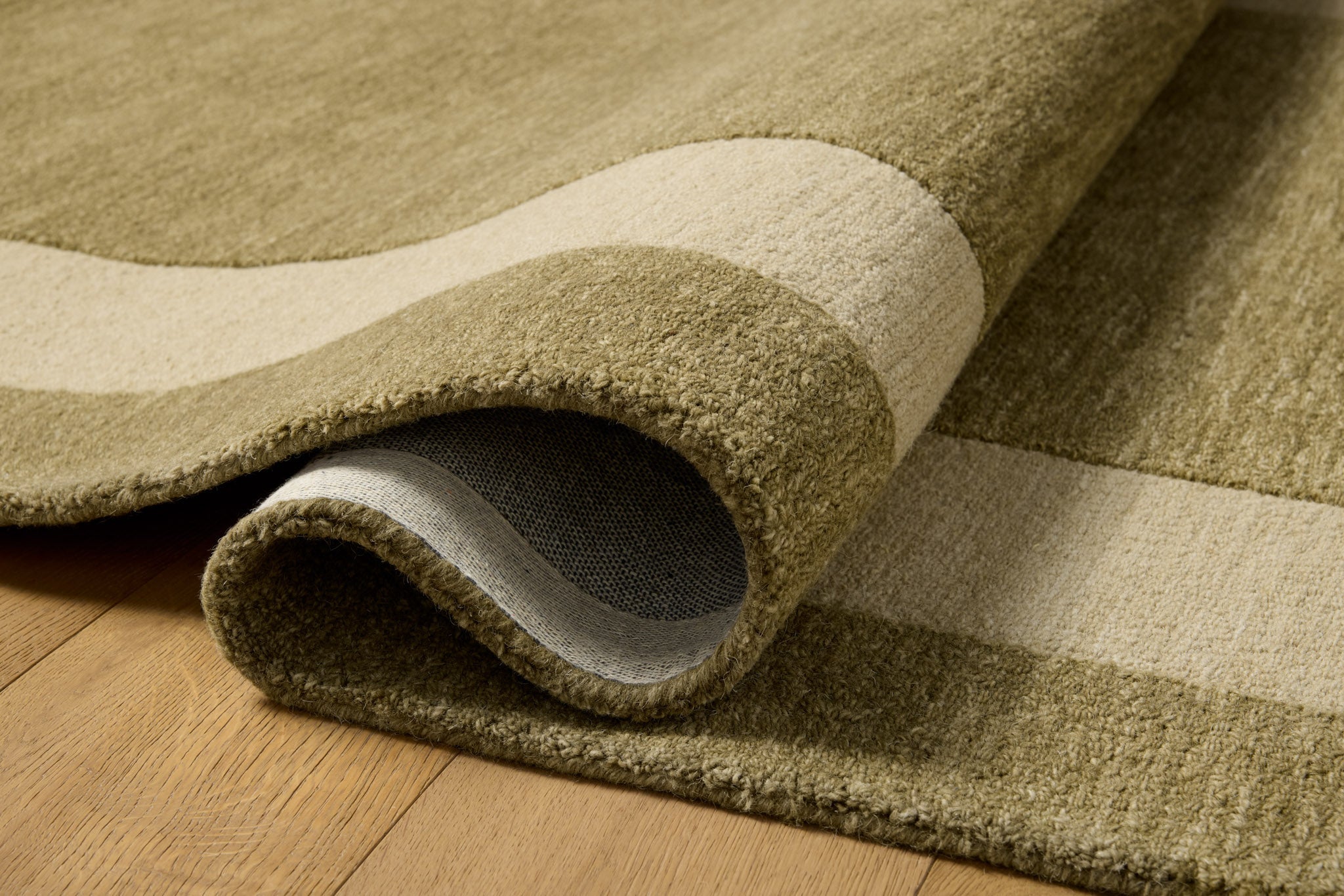 Leanne Ford x Loloi Craven Light Olive / Oatmeal Rug White Cliff Studio Rugs