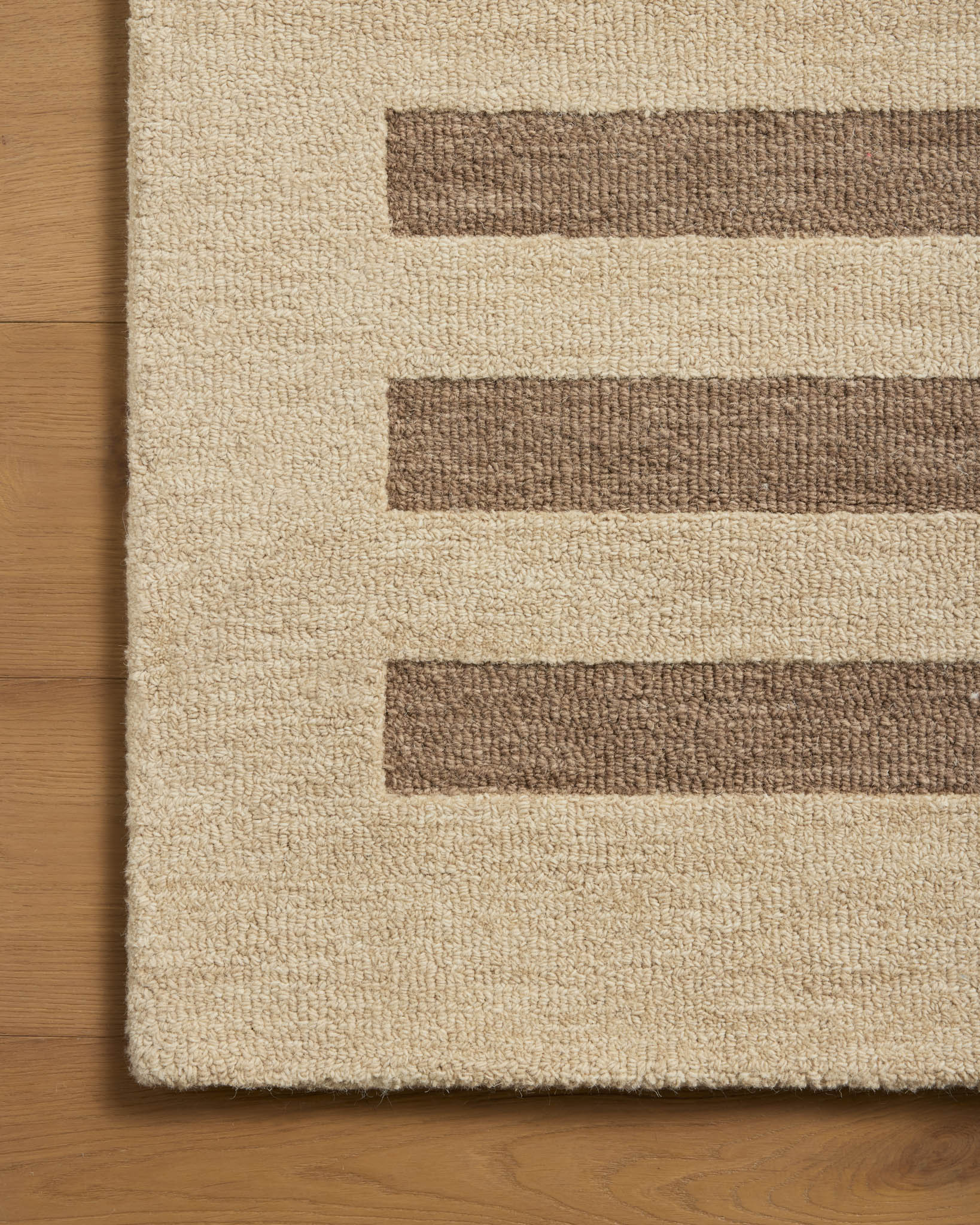 Leanne Ford x Loloi Craven Oatmeal / Bark Rug White Cliff Studio Rugs