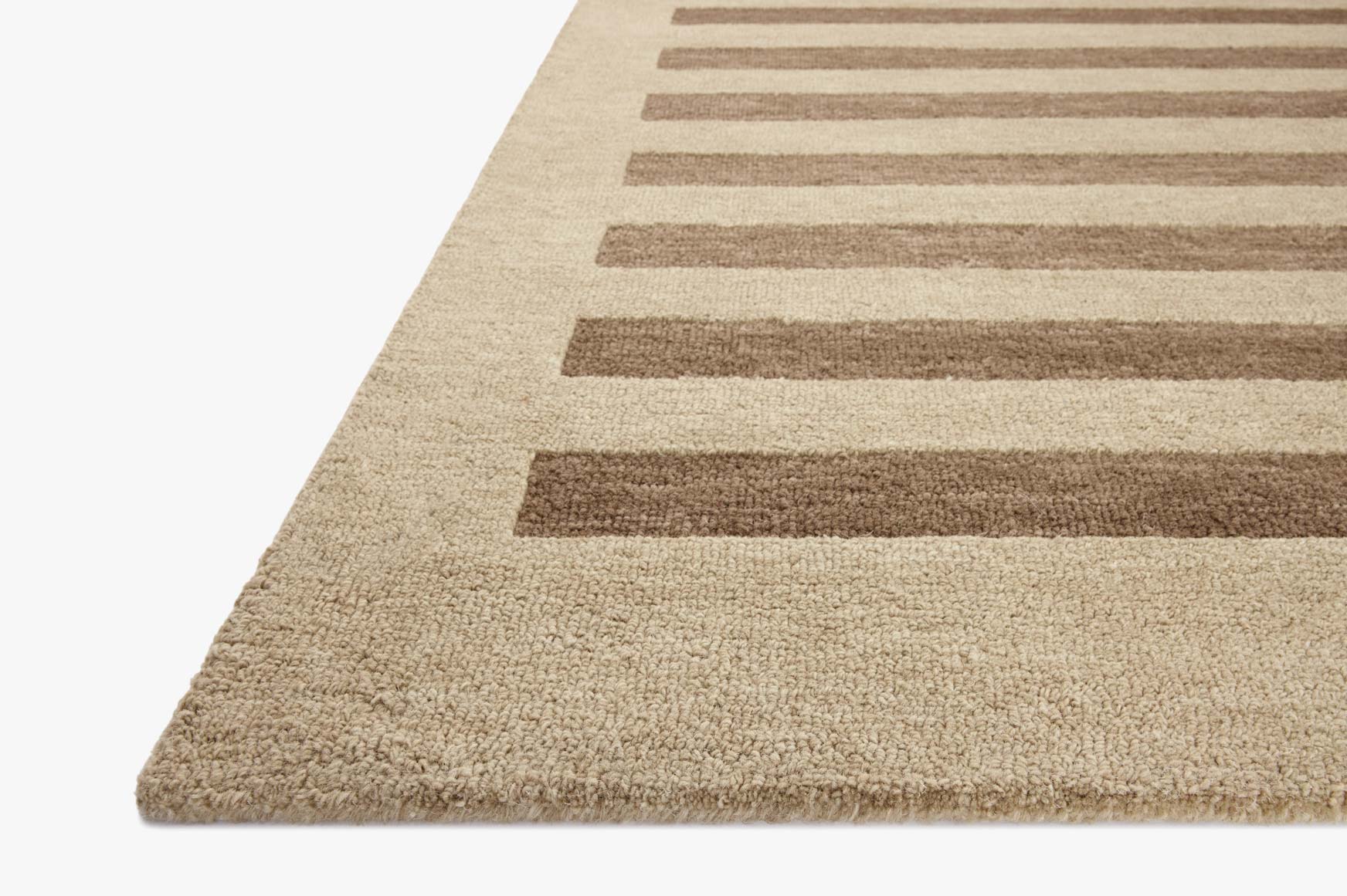Leanne Ford x Loloi Craven Oatmeal / Bark Rug White Cliff Studio Rugs