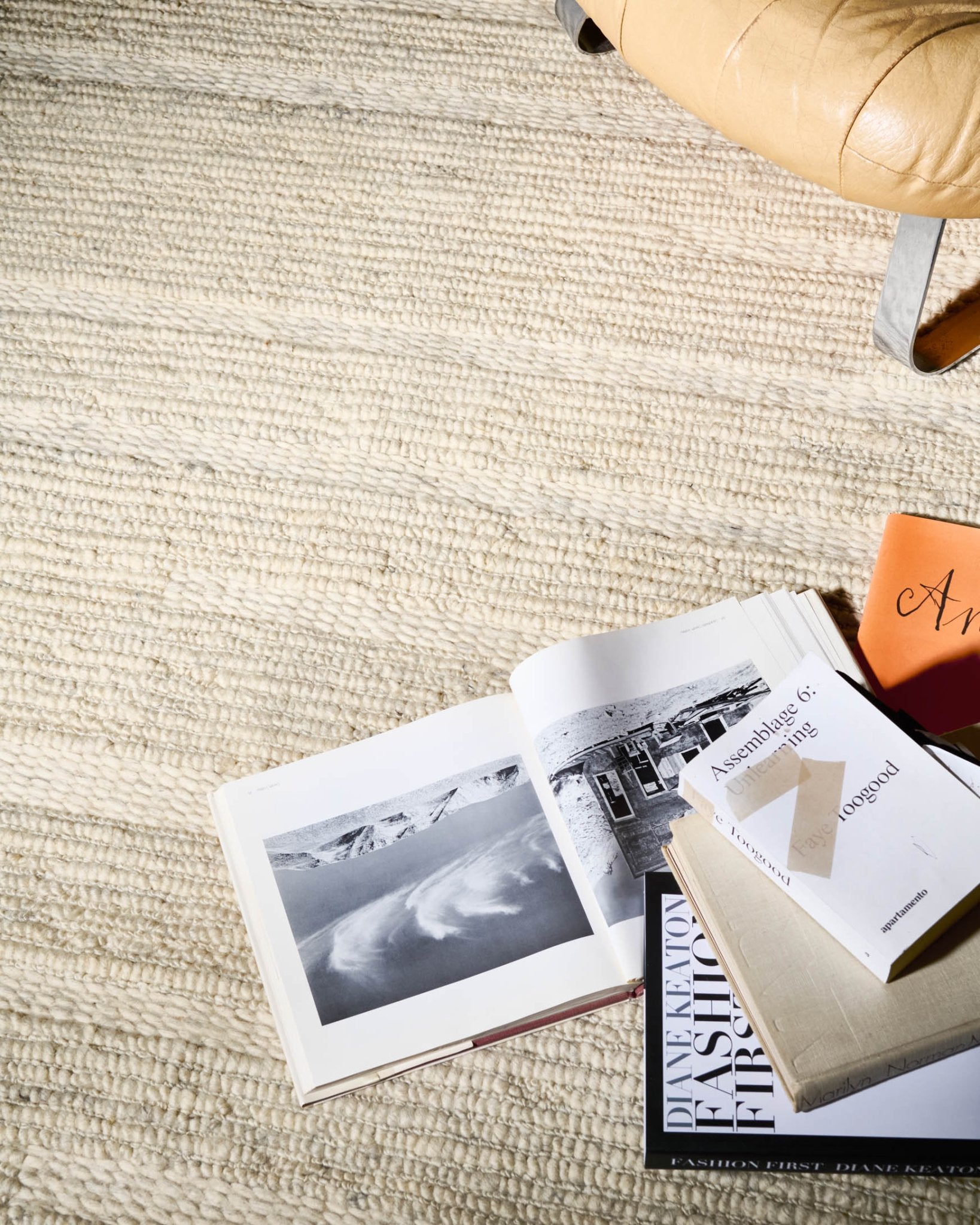 Leanne Ford x Loloi Lennox Bone Rug White Cliff Studio Rugs