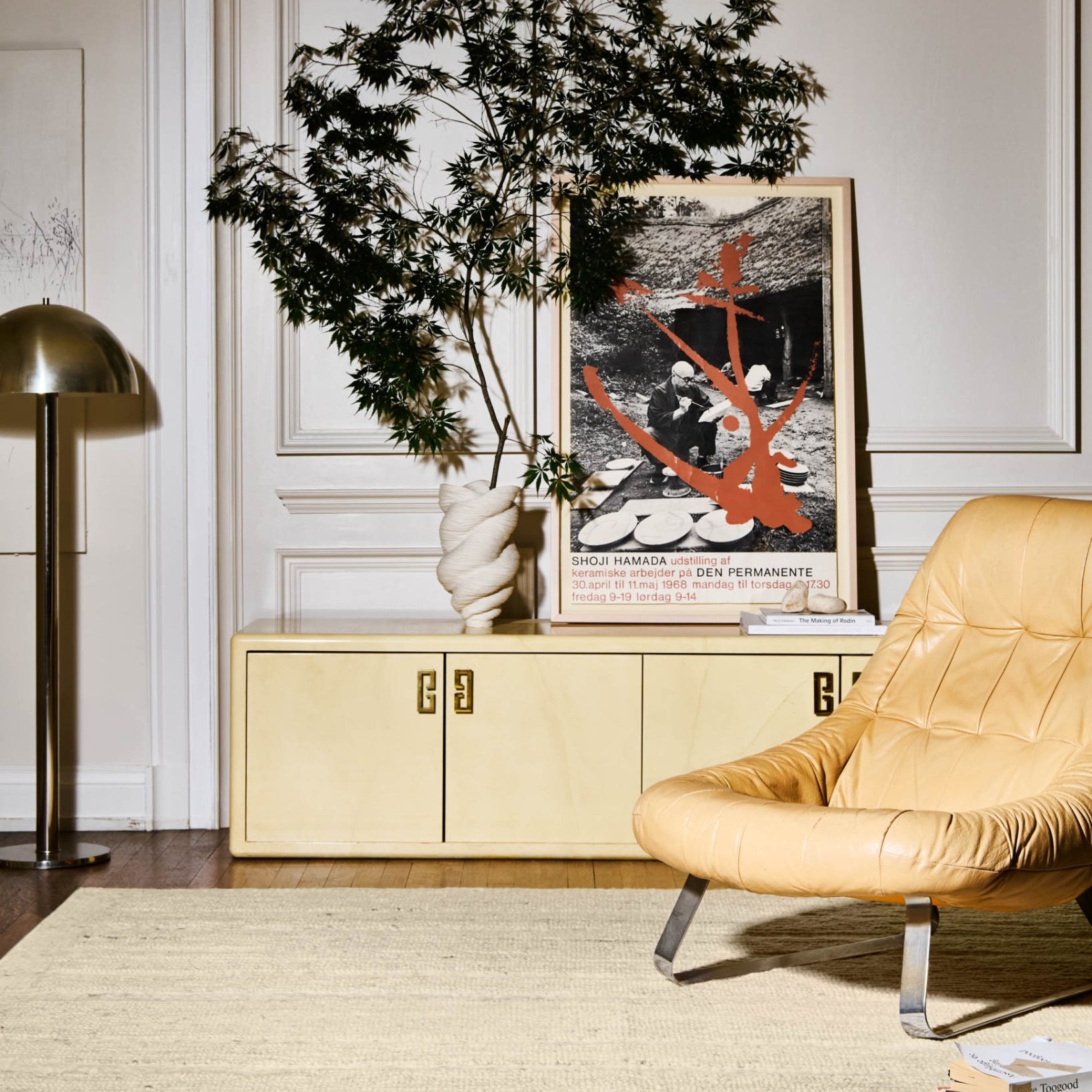 Leanne Ford x Loloi Lennox Bone Rug White Cliff Studio Rugs