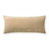 Leanne Ford x Loloi Medlock Beige 13'' x 35'' Pillow Cover Only White Cliff Studio Throw Pillows