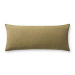 Leanne Ford x Loloi Medlock Olive 13'' x 35'' Pillow Cover Only White Cliff Studio Throw Pillows